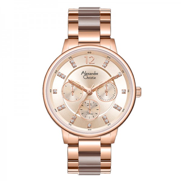 Alexandre Christie AC 2933 Rosegold Brown BFBRGRGBO